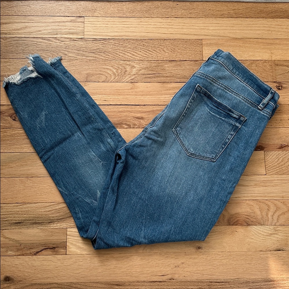 Blue Distressed Jeans